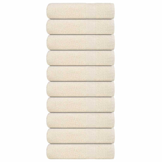 Badetücher 10 Stk. Creme 100x150 cm 360 g/m² 100% Baumwolle