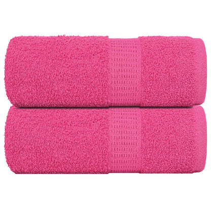 Seiftücher 2 Stk. Rosa 30x30 cm 360 g/m² 100% Baumwolle