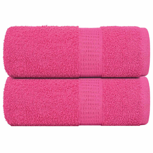 Gästetücher 2 Stk. Rosa 30x50 cm 360 g/m² 100% Baumwolle