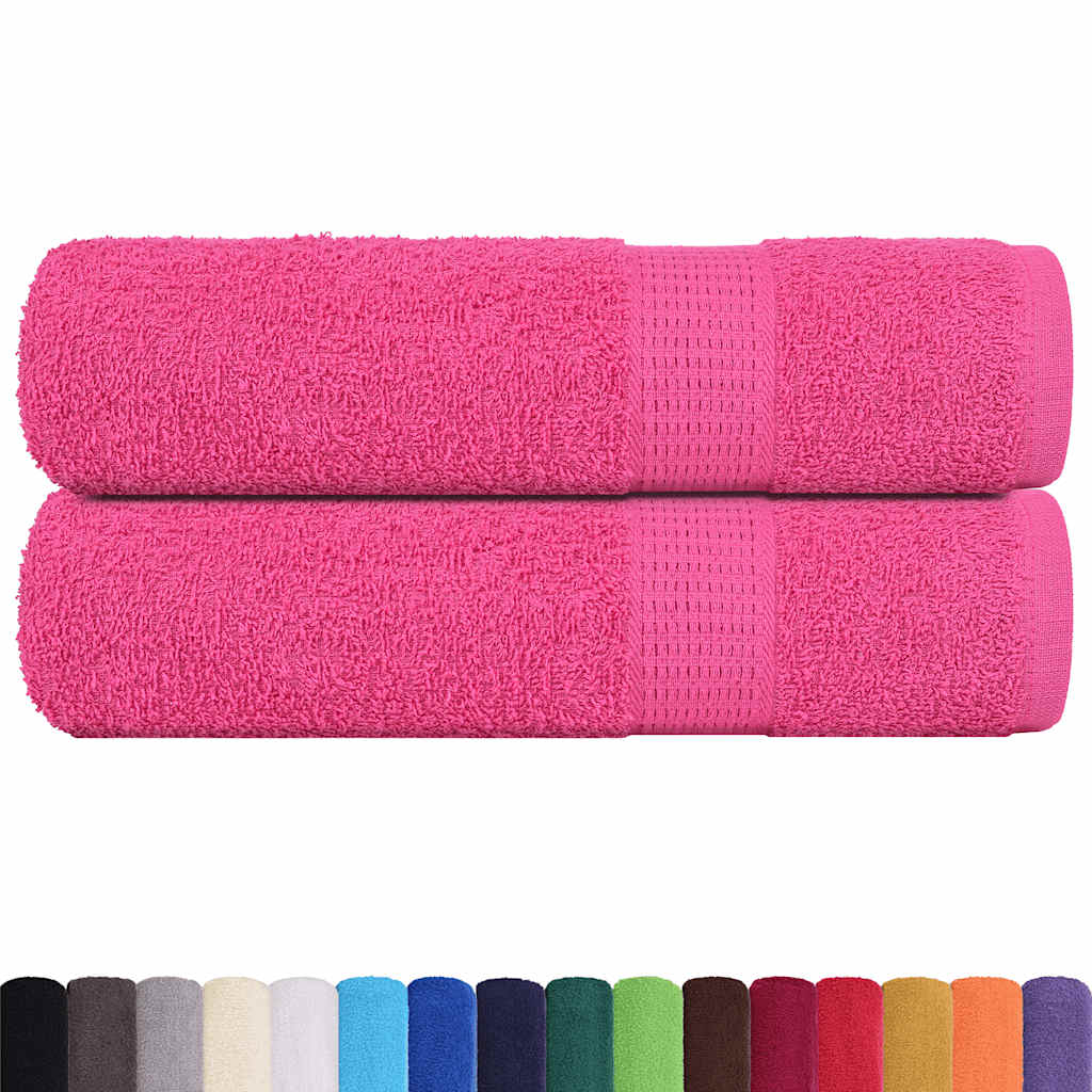 Handtücher 2 Stk. Rosa 50x100 cm 360 g/m² 100% Baumwolle