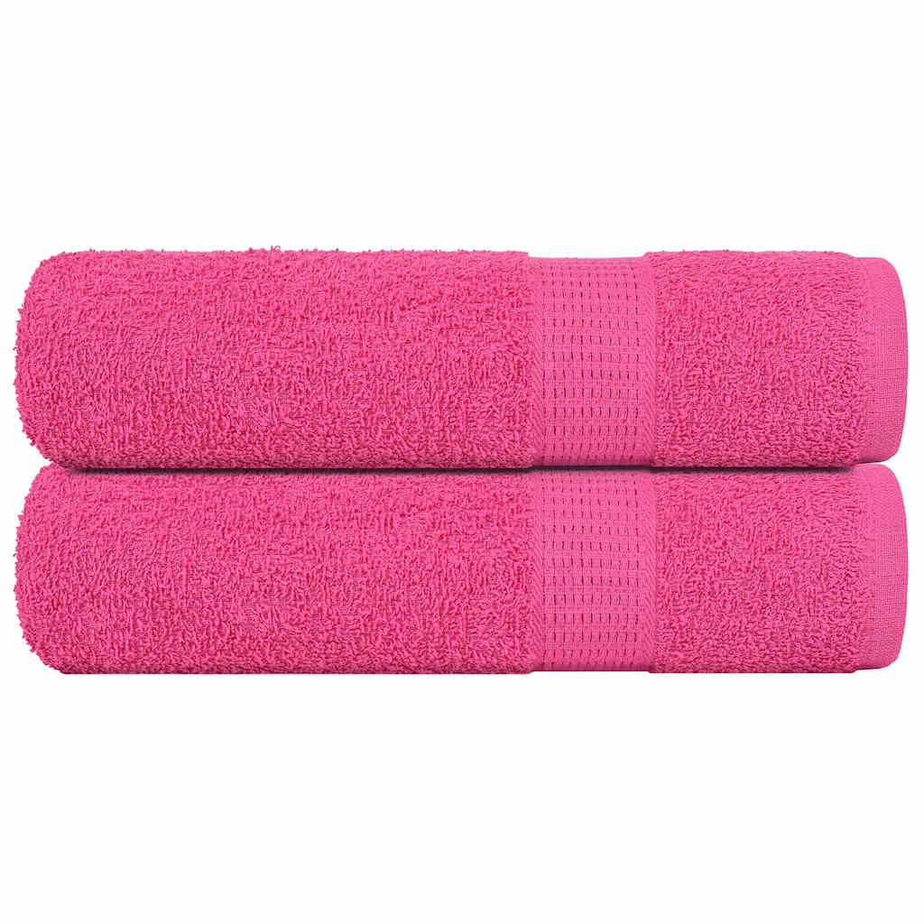 Duschtücher 2 Stk. Rosa 70x140 cm 360 g/m² 100% Baumwolle