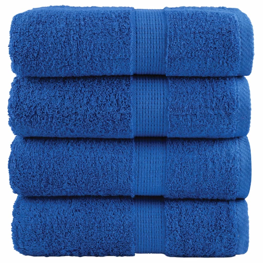 Premium-Seiftücher SOLUND 4 Stk. Blau 30x30 cm 600 g/m²