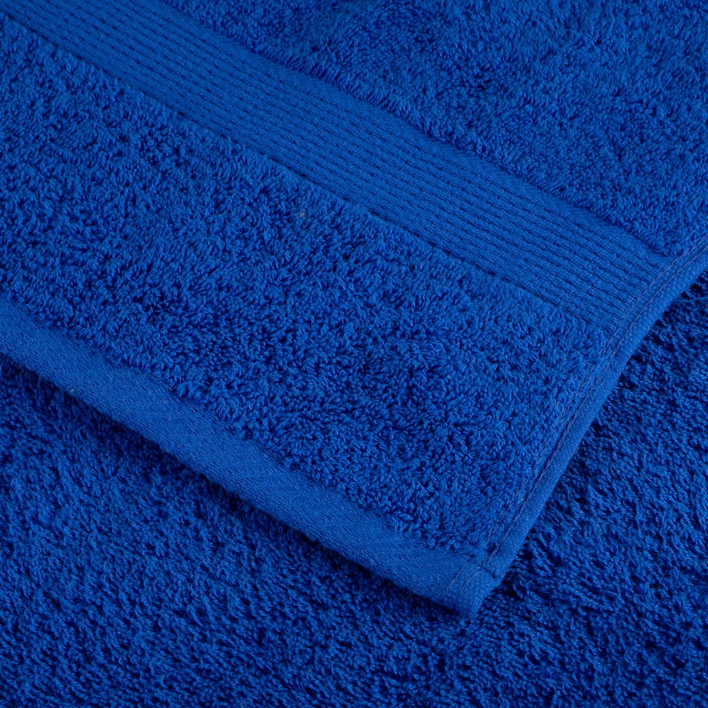 Premium-Gästetücher SOLUND 10 Stk. Blau 30x50 cm 600 g/m²