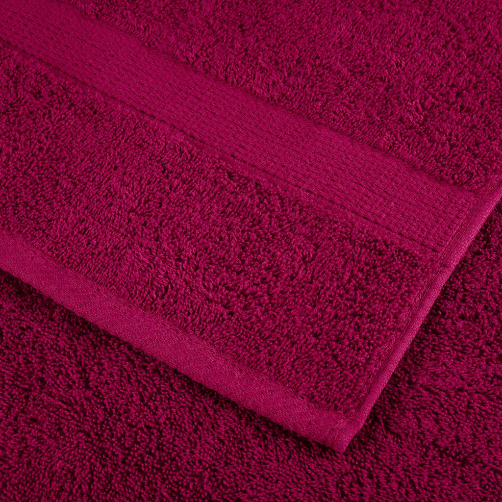 Premium-Seiftücher SOLUND 2 Stk. Bordeaux 30x30 cm 600 g/m²