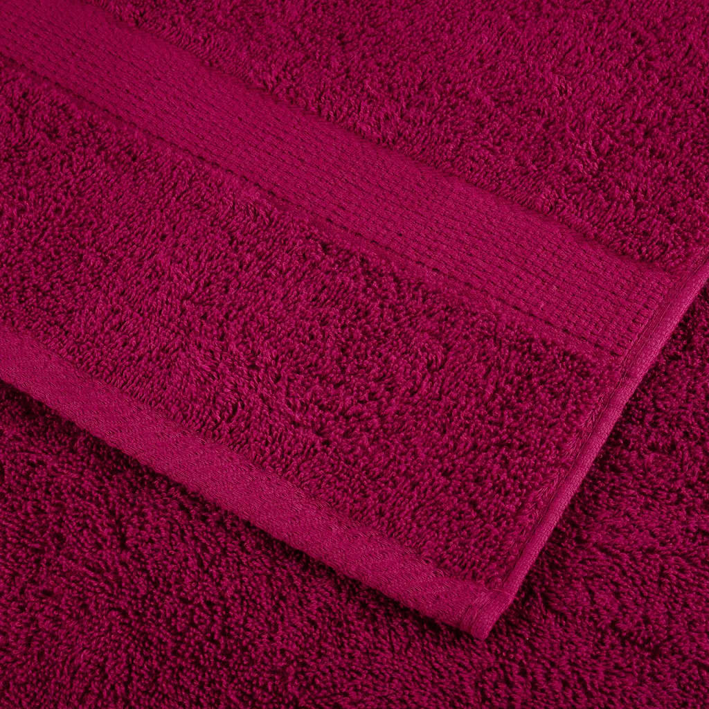 Premium-Gästetücher SOLUND 2 Stk. Bordeaux 30x50 cm 600 g/m²