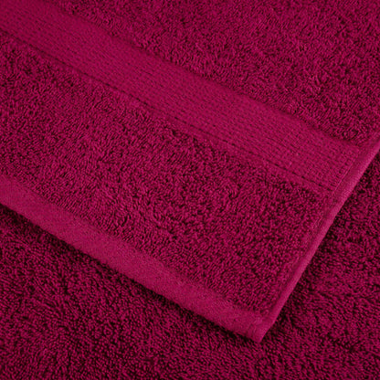 Premium-Handtücher SOLUND 10 Stk. Bordeaux 100x200 cm 600 g/m²