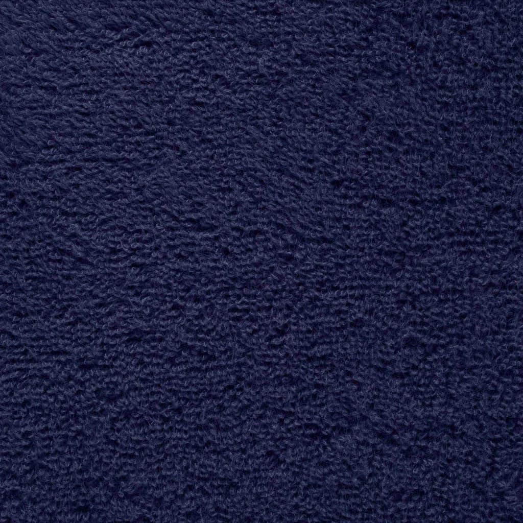 Premium-Saunatücher SOLUND 10 Stk Marineblau 80x200 cm 600 g/m²