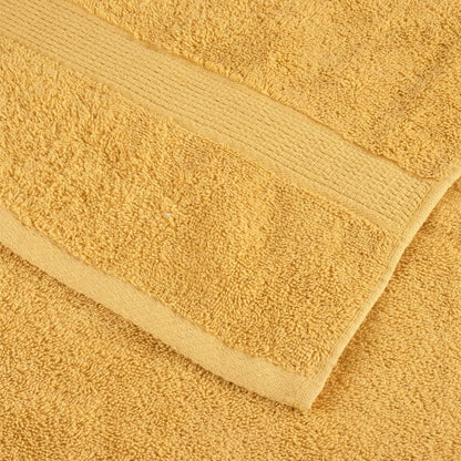 Premium-Badetücher SOLUND 10 Stk. Gold 100x150 cm 600 g/m²