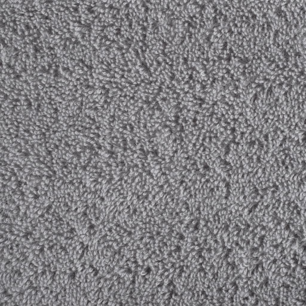 Premium-Handtücher SOLUND 10 Stk. Grau 50x100 cm 600 g/m²