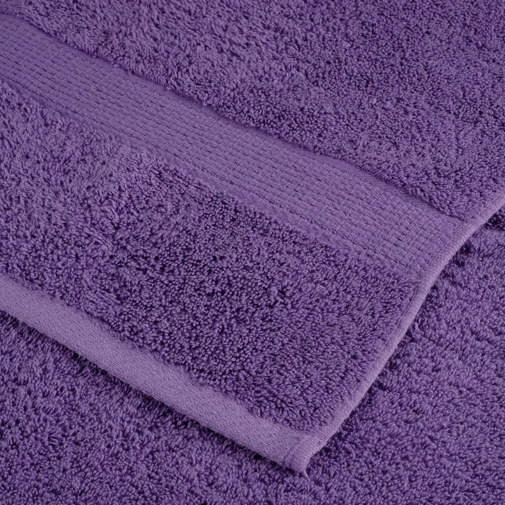 Premium-Duschtücher SOLUND 10 Stk. Lila 70x140 cm 600 g/m²