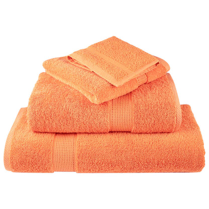 Premium-Seiftücher SOLUND 4 Stk. Orange 30x30 cm 600 g/m²