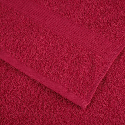 Premium-Duschtücher SOLUND 2 Stk. Rot 70x140 cm 600 g/m²