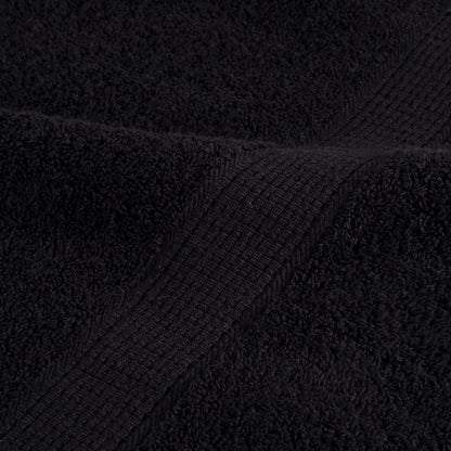 Premium-Duschtücher SOLUND 4 Stk. Schwarz 70x140 cm 600 g/m²