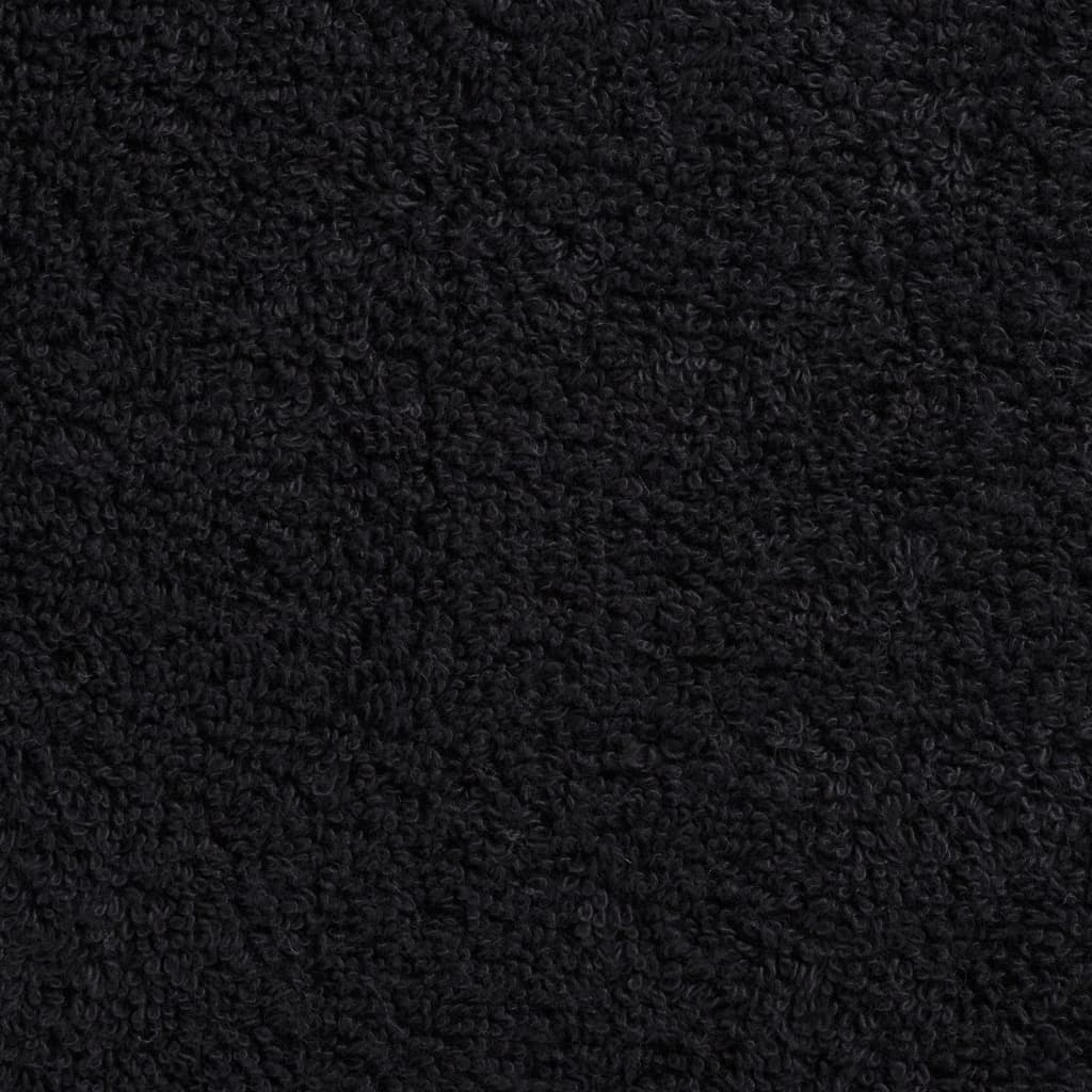 Premium-Duschtücher SOLUND 10 Stk. Schwarz 70x140 cm 600 g/m²