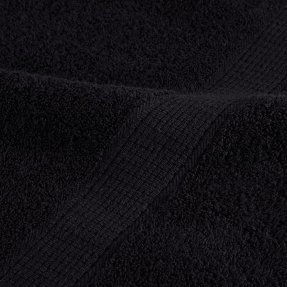 Premium-Saunatücher SOLUND 2 Stk. Schwarz 80x200 cm 600 g/m²