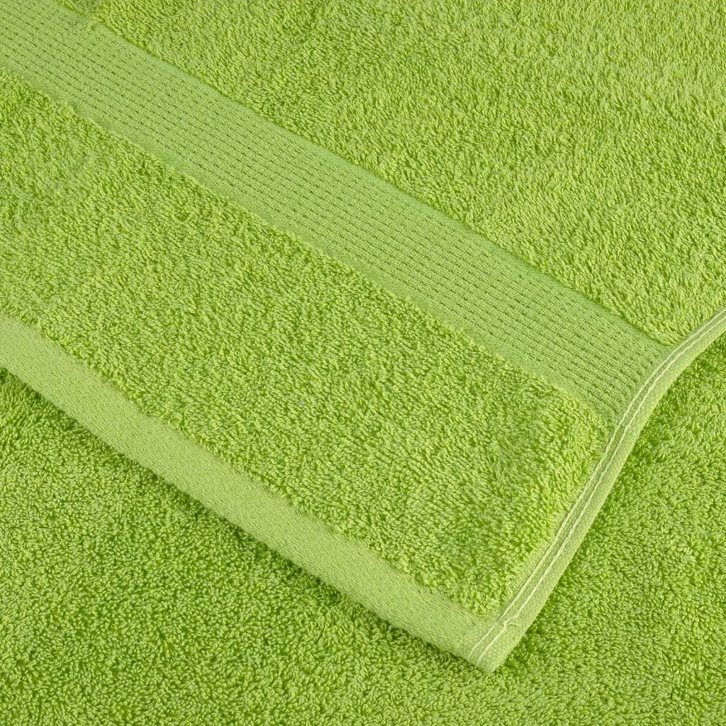 Premium-Seiftücher SOLUND 2 Stk. Apfelgrün 30x30 cm 600 g/m²