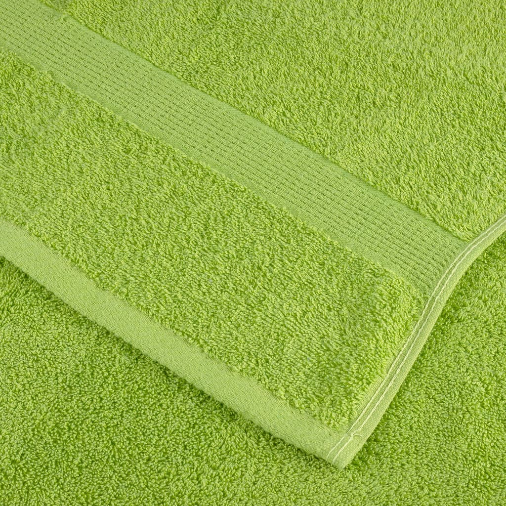 Premium-Seiftücher SOLUND 10 Stk. Apfelgrün 30x30 cm 600 g/m²