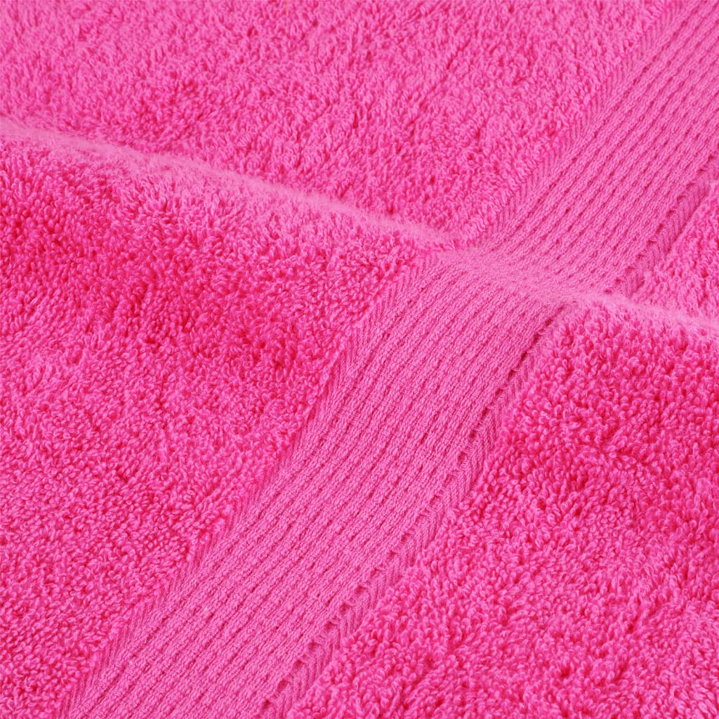 Premium-Gästetücher SOLUND 2 Stk. Rosa 30x50 cm 600 g/m²