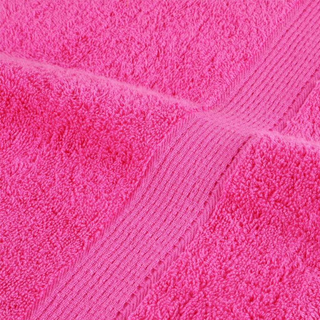 Premium-Saunatücher SOLUND 4 Stk. Rosa 80x200 cm 600 g/m²