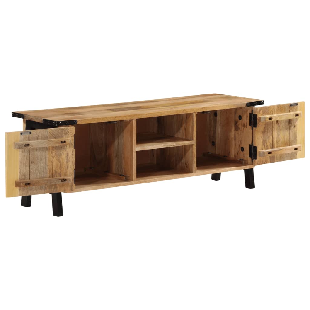 TV-Schrank 110x35x40 cm Massivholz Mango