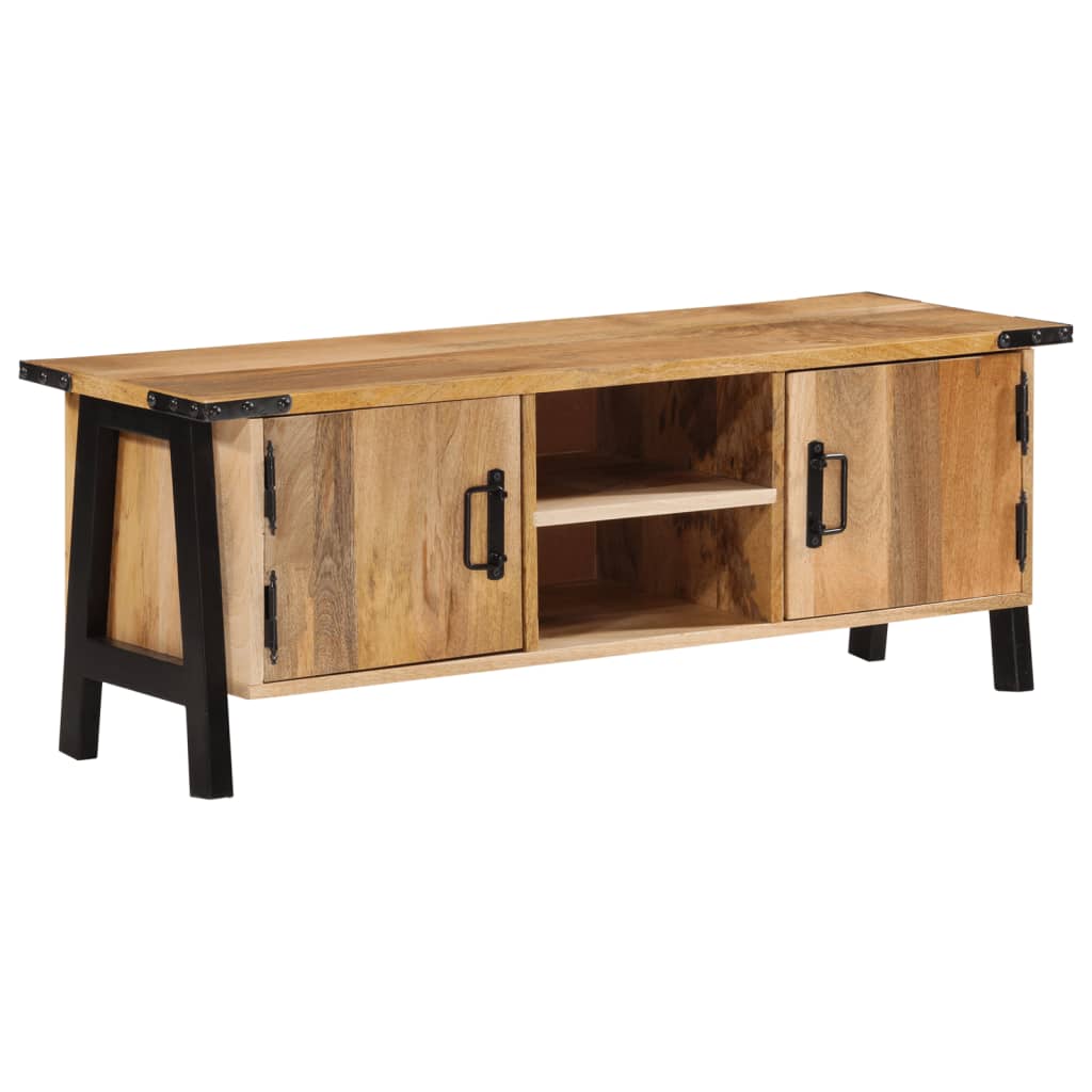 TV-Schrank 110x35x40 cm Massivholz Mango