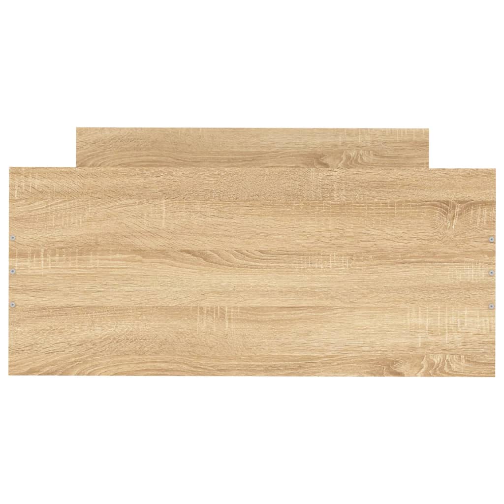 Bettgestell Sonoma-Eiche 90x200 cm Holzwerkstoff