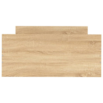 Bettgestell Sonoma-Eiche 90x200 cm Holzwerkstoff