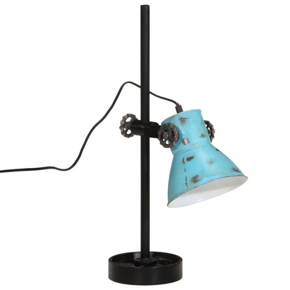 Schreibtischlampe 25 W Blau 15x15x55 cm E27