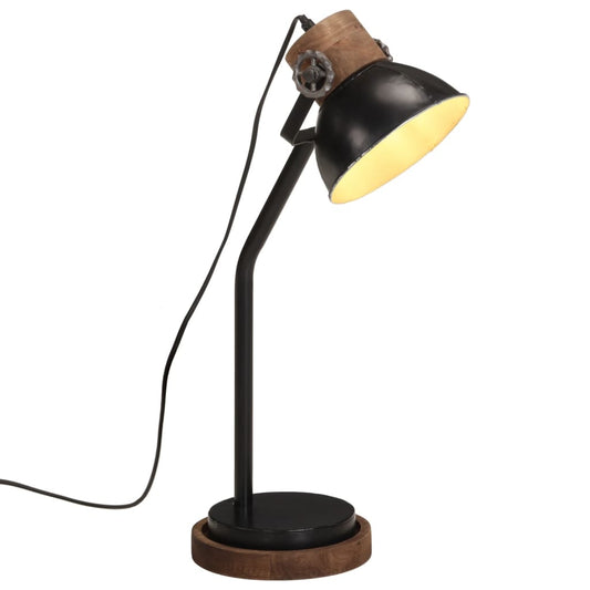 Schreibtischlampe 25 W Schwarz 18x18x60 cm E27