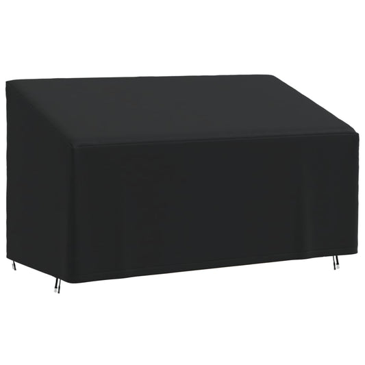 Abdeckung für 3-Sitzer-Bank Schwarz 175x85x68/94 cm 420D Oxford