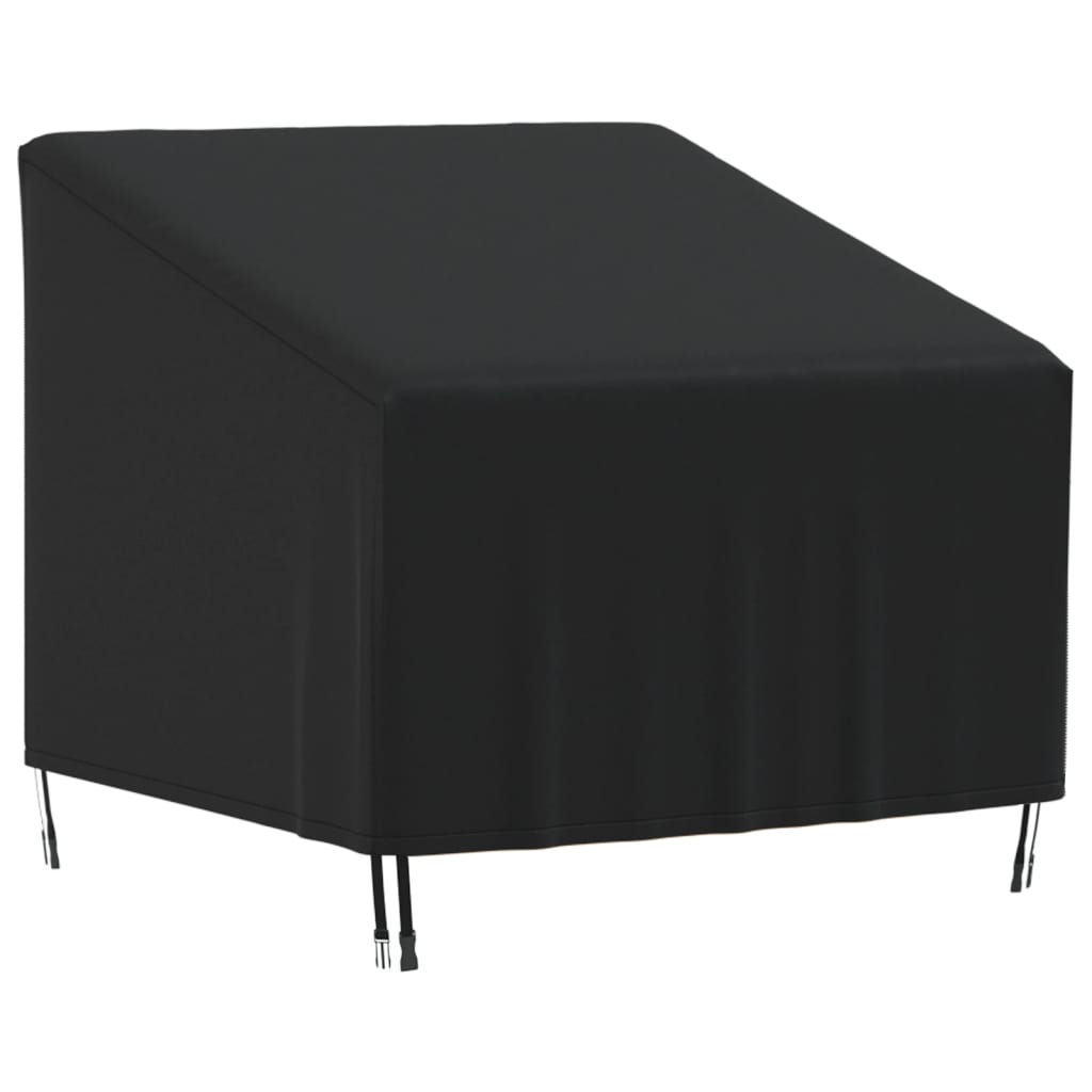 Abdeckung für Gartensessel Schwarz 90x90x50/75 cm 420D Oxford