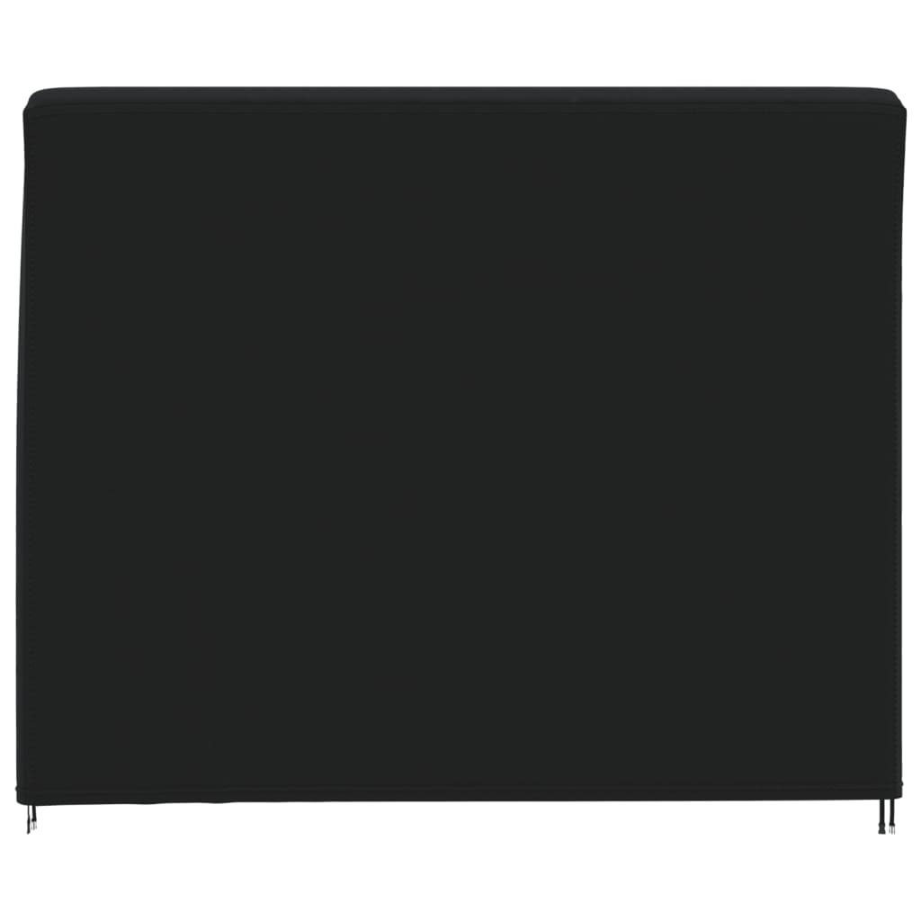 Abdeckung für Hollywoodschaukel Schwarz 220x125x170 cm Oxford