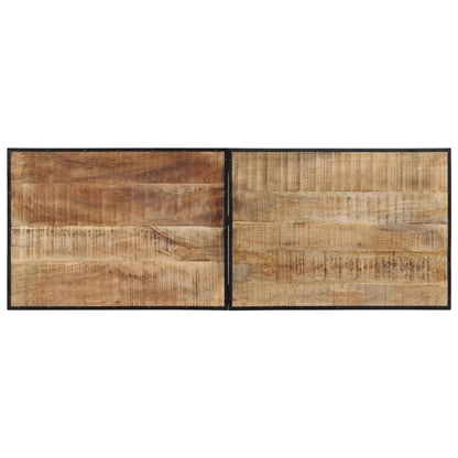 Bartisch 150x55x107 cm Raues Massivholz Mango