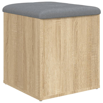 Sitzbank mit Stauraum Sonoma-Eiche 42x42x45 cm Holzwerkstoff