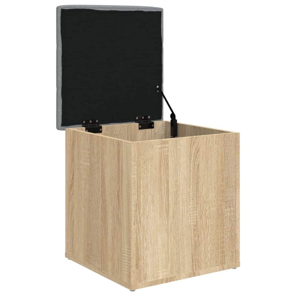 Sitzbank mit Stauraum Sonoma-Eiche 42x42x45 cm Holzwerkstoff