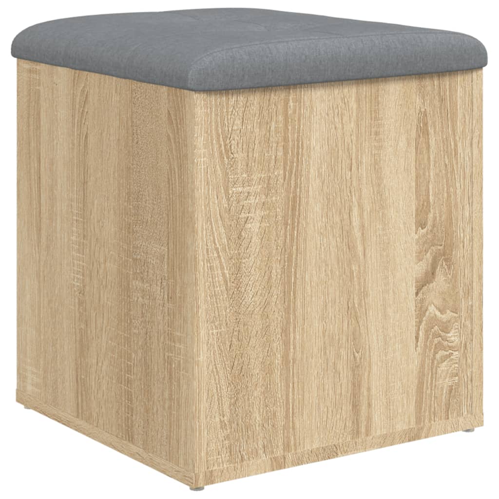 Sitzbank mit Stauraum Sonoma-Eiche 42x42x45 cm Holzwerkstoff