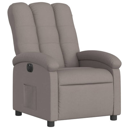 Relaxsessel Elektrisch Taupe Stoff