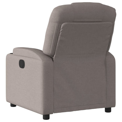 Relaxsessel Elektrisch Taupe Stoff