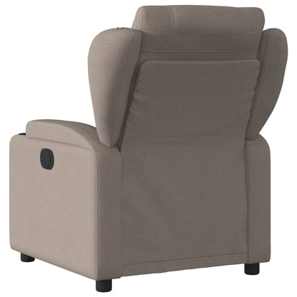 Relaxsessel Elektrisch Taupe Stoff