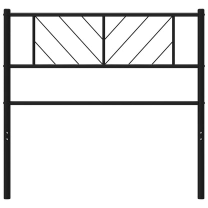 Kopfteil Metall Schwarz 107 cm