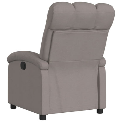 Relaxsessel Taupe Stoff