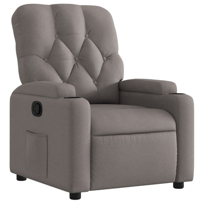 Relaxsessel Taupe Stoff