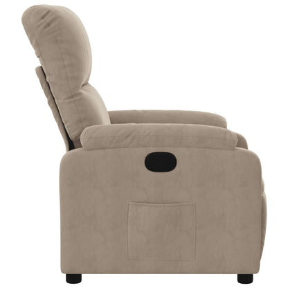 Relaxsessel Taupe Mikrofasergewebe