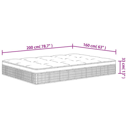 Matratze Taschenfederkern Medium Plus 160x200 cm