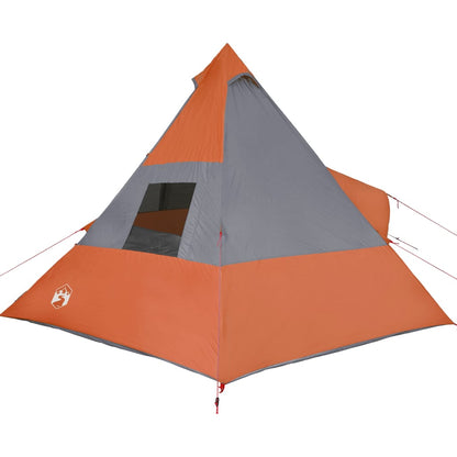 Tipi-Campingzelt 7 Personen Orange Wasserdicht