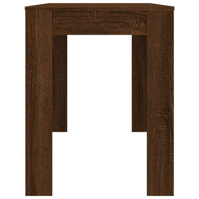 Esstisch Braun Eichen-Optik 120x60x76 cm Holzwerkstoff