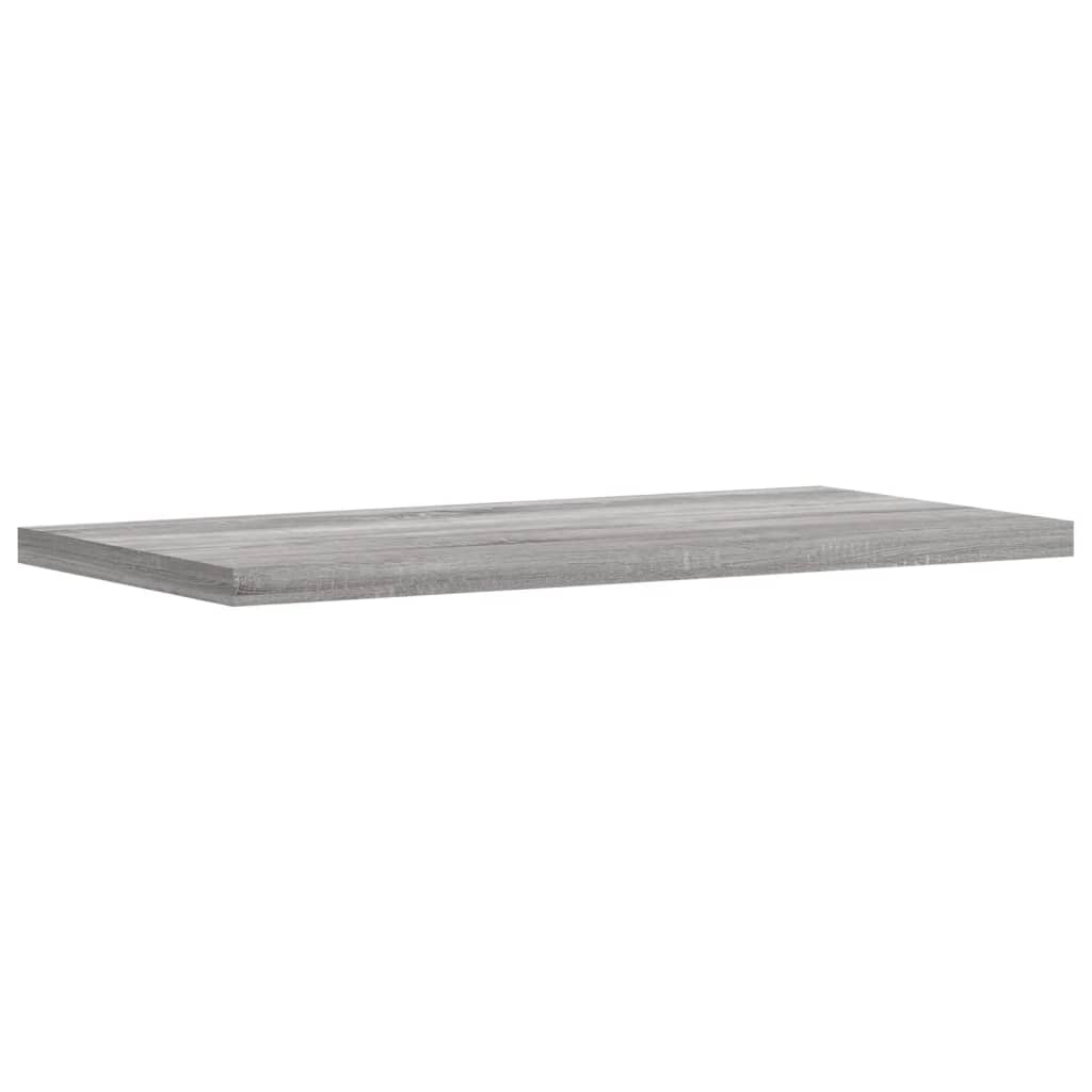 Wandregale 4 Stk. Grau Sonoma 40x20x1,5 cm Holzwerkstoff