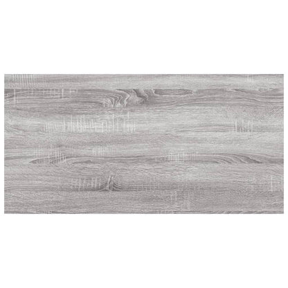 Wandregale 4 Stk. Grau Sonoma 40x20x1,5 cm Holzwerkstoff