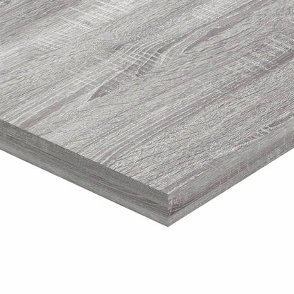 Wandregale 4 Stk. Grau Sonoma 40x20x1,5 cm Holzwerkstoff