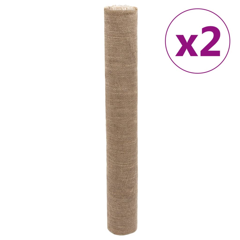 Jute-Rollen 2 Stk. 1x50 m 100 % Jute 200 g/m²